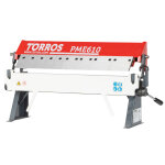 Plieuse manuelle d'�tabli largeur du travail 610 mm �paisseurs jusque 1 mm lame sup�rieure segment�e ...