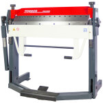 Plieuse de tle manuelle et  pied largeur du travail 1020 mm 0 - 135 paisseurs jusque 2, 5 mm segments ...