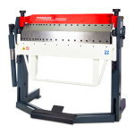 Plieuse de tle manuelle et  pied largeur du travail 1020 mm 0 - 135 paisseurs jusque 2 mm segments ...