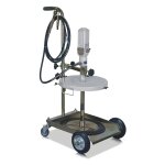 Pompe � graisse pneumatique mobile 20 - 60l mw tools vp60
