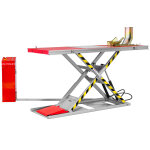 Pont moto �lectrique professionnel 230v - 1, 1kw - 600kg 2200x780mm mod�le extra bas 75mm mw tools esb600pro ...