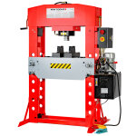 Presse d'atelier lectro - hydraulique 100 t avec cylindre mobile 3x400v mw tools peh100