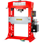 Presse d'atelier lectro - hydraulique 150 t avec cylindre mobile 3x400v mw tools peh150