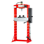 Presse d'atelier hydraulique 20 t commande manuelle et au pied mw tools ph20