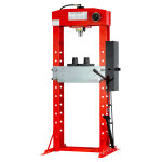Presse d'atelier hydraulique 30 t commande manuelle et au pied mw tools ph30