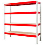 Rayonnage stockage professionnel 200x200x40 800kg mw tools ra840