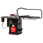 Scie circulaire sur table d'atelier diam. 250mm 2, 25kw 230v bute 91cm mw - tech tz3m36