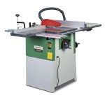 Scie circulaire sur table stationaire hauteur de coupe 80 mm 1, 5 kw 230v y comprise lame de scie circulaire ...
