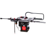 Scie � format professionnelle harvey avec chariot universel 1, 5m diam. 250 mm 1, 65kw 230v mw - tech ...