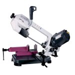 Scie  ruban portable  mtaux 0 - 60 capacit de coupe ronde 125 mm 1 kw 230v vitesses variables 30 ...