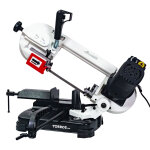 Scie  ruban portable  mtaux 0 - 60 capacit de coupe ronde 125 mm 0, 4 kw 230v vitesses variables ...