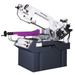 Scie  ruban semi - automatique pour mtaux - 45 / + 60 capacit 355 mm 3 kw 400v variateur de frquence ...