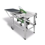 Scie sur table universelle mobile hauteur de coupe 90 mm 2, 2 kw 230v y comprise lame de scie circulaire ...