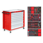 Servante d'atelier compl�te praco starter 212 outils mw tools mwe211g2p