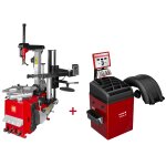 Set d�monte - pneu bt300h 3x400v + �quilibreuse de roues bb350 230v mw tools bt300h set3
