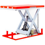 Table lvatrice ciseaux lectrohydraulique 1300mm 1000kg 230v mw tools tpsl1130