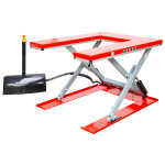 Table �l�vatrice � ciseaux 860mm 1000 kg type u 230v mw tools tpsl1151