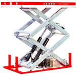 Table �l�vatrice � ciseaux d'une hauteur de 1780mm et d'une capacit� de 1000kg mw tools tpsl1180