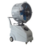 Ventilateur brumisateur professionnel - mobile � 660 mm - 250m� 13 500m� / h - r�servoir 160 litres torros ...