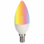 Silumen ampoule led connect�e wifi e14 5. 5w rgbw c37