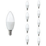 Silumen ampoule led e14 4. 8w c37 (pack de 10) - blanc chaud 2300k - 3500k