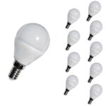 Optonica ampoule led e14 4w 220v g45 240� (pack de 10) - blanc froid 6000k - 8000k