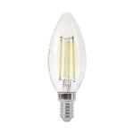 Optonica ampoule led e14 filament 6w c35 bougie - blanc neutre 4000k - 5500k