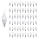 Silamp ampoule led e14 flamme 8w 220v 38mm (pack de 100) - blanc froid 6000k - 8000k