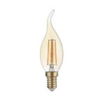 Optonica ampoule led e14 flamme filament 4w t35 - blanc chaud 2300k - 3500k