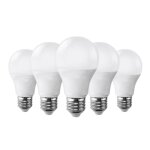 Silamp ampoule led e27 9w 220v a60 180 (pack de 5) - blanc neutre 4000k - 5500k