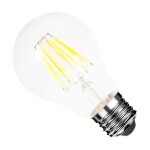 Silamp ampoule led e27 filament 8w 220v cob a60 360° - blanc chaud 2300k - 3500k Silamp ampoule led e27 filament 8w 220v cob a60 360° - blanc chaud 2300k - 3500k
