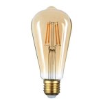 Optonica ampoule led e27 filament dimmable 8w st64
