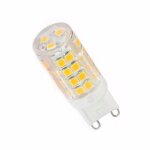 Silamp ampoule led g9 5w 220v smd2835 51led 360 - blanc chaud 2300k - 3500k