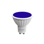 Silamp ampoule led gu10 7w 220v bleu