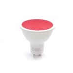 Silamp ampoule led gu10 7w 220v rouge