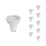 Silamp ampoule led gu10 8w 220v par16 cob (pack de 10) - blanc chaud 2300k - 3500k Silamp ampoule led gu10 8w 220v par16 cob (pack de 10) - blanc chaud 2300k - 3500k