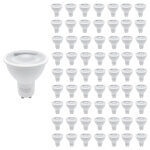 Silamp ampoule led gu10 dimmable 8w 220v smd2835 par16 60 (pack de 100) - blanc froid 6000k - 8000k