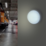 Silamp applique led murale 20w blanche hublot ronde ip65 (pack de 5) - blanc froid 6000k - 8000k