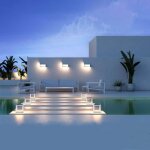 Silamp applique led murale extrieure blanche 24w temprature de couleur variable - 3000k / 4000k / 6000k ...