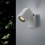 Optonica applique murale argent led ip44 orientable pour ampoule gu10 Optonica applique murale argent led ip44 orientable pour ampoule gu10