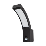 Struhm applique murale led extrieur 10w noir avec dtecteur de mouvement - blanc neutre 4000k - 5500k ...