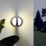 Silamp applique murale led ronde 7w ip44 blanc - blanc neutre 4000k - 5500k