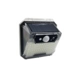 Silamp applique murale solaire led 0. 55w ip44 148 led avec dtecteur de mouvement - blanc froid 6000k ...