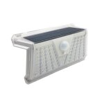 Silamp applique murale solaire led 1. 3w ip44 73 led avec dtecteur de mouvement - blanc froid 6000k ...