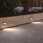 Optonica balise led saillie ronde 2w 220v 55� grise ip65 pour escaliers - blanc neutre 4000k - 5500k