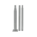 Bemko mât d?éclairage public droit 3m Ø60mm gris Bemko mât d?éclairage public droit 3m Ø60mm gris
