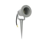 Bemko spot � piquer led ext�rieur ip44 gris pour ampoule gu10