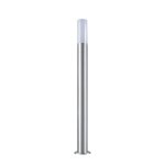 Silamp borne extrieure 100cm 220v ip65 argent pour ampoule e27