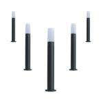 Silamp borne extrieure 60cm 220v ip65 pour ampoule e27 (pack de 5)