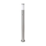 Vtac borne de jardin acier inoxydable avec dtecteur 110cm ip44 pour ampoule e27